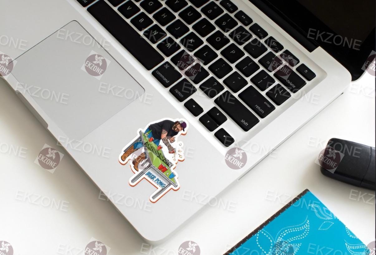 Post Malone Beer Pong Sticker | Funny Party Decal | Cowboy Posty Art | Post Malone Pop Star Vinyl | Drinking Game Gift | Music Lover Merch