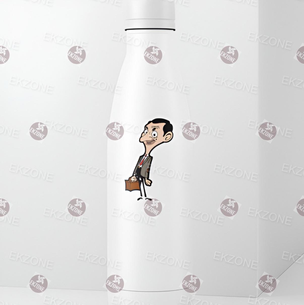 Mr. Bean Suitcase Sticker | Funny Classic TV Decal | British Humor Art | Nostalgic Travel Gift | Comedic Laptop