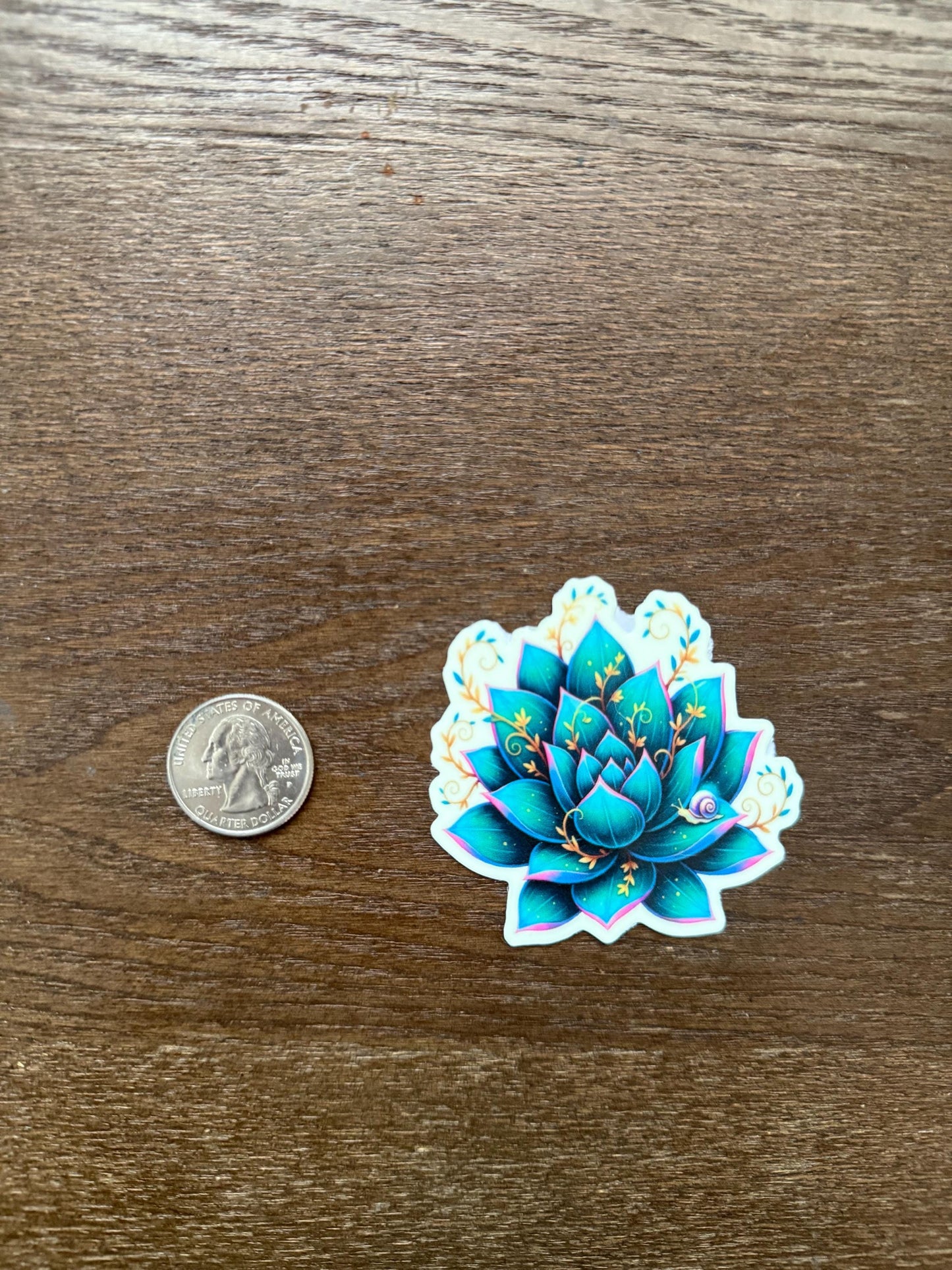 Glow in Dark Magical Lily Sticker | Enchanted Flower Decal | Mystical Lotus Art | Luminous Botanical Vinyl | UV Reactive Plant Gift