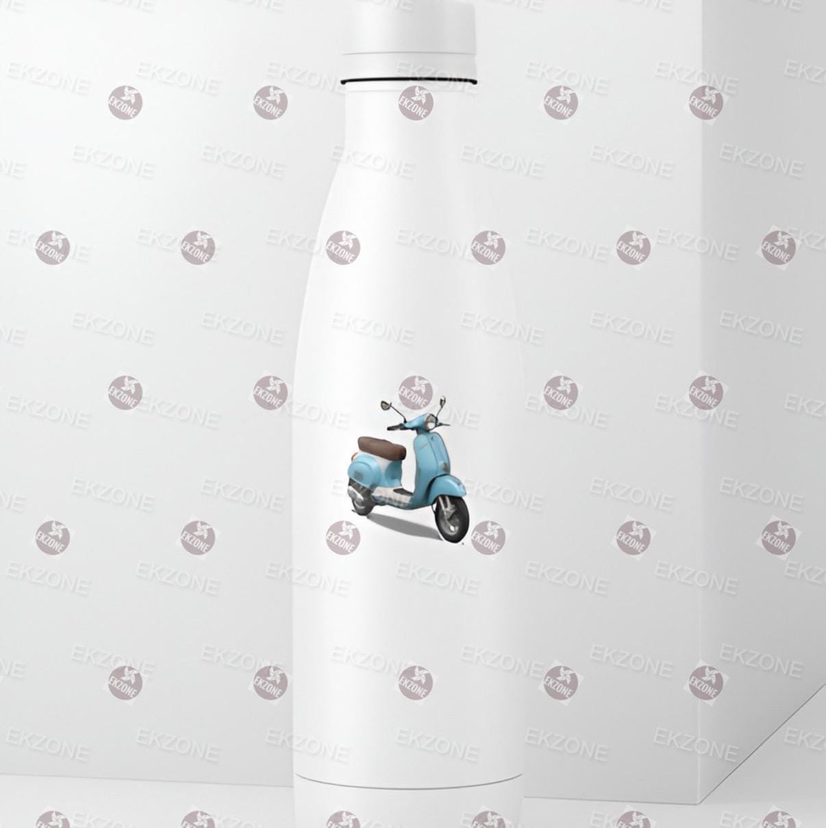 Vespa Scooter Sticker | Retro Moped Decal | Vintage Motor Scooter Art | Italian Travel Vinyl | Classic Vehicle Gift | Mod Aesthetic Laptop