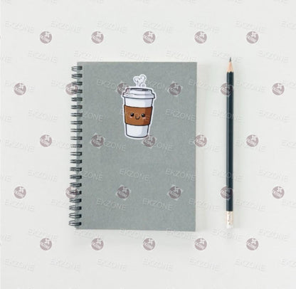 Cute Hot Coffee Sticker | Kawaii Take Out Cup Decal | Caffeine Lover Art | Morning Routine Vinyl | Coffee Enthusiast Gift | Cute Food Laptop