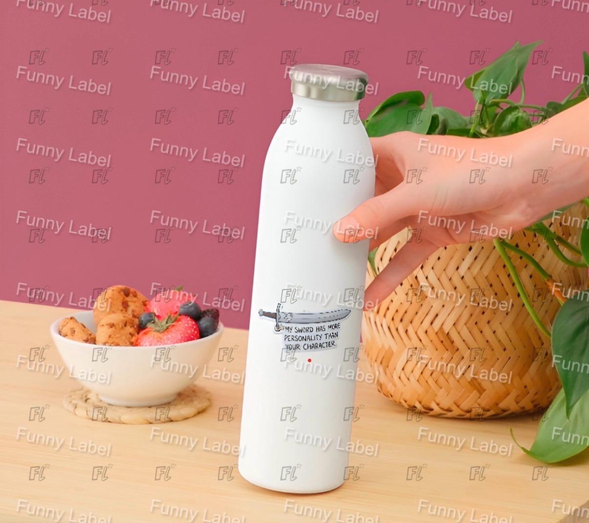 Funny DND Sticker - My Sword Has More Personality - Sentient Weapon Decal - RPG Roast Gift - Hexblade Warlock Art -Waterproof Laptop Sticker