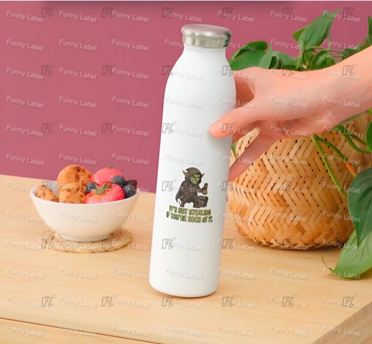 Funny Goblin Rogue Sticker – D&D Loot Thief, Waterproof Vinyl