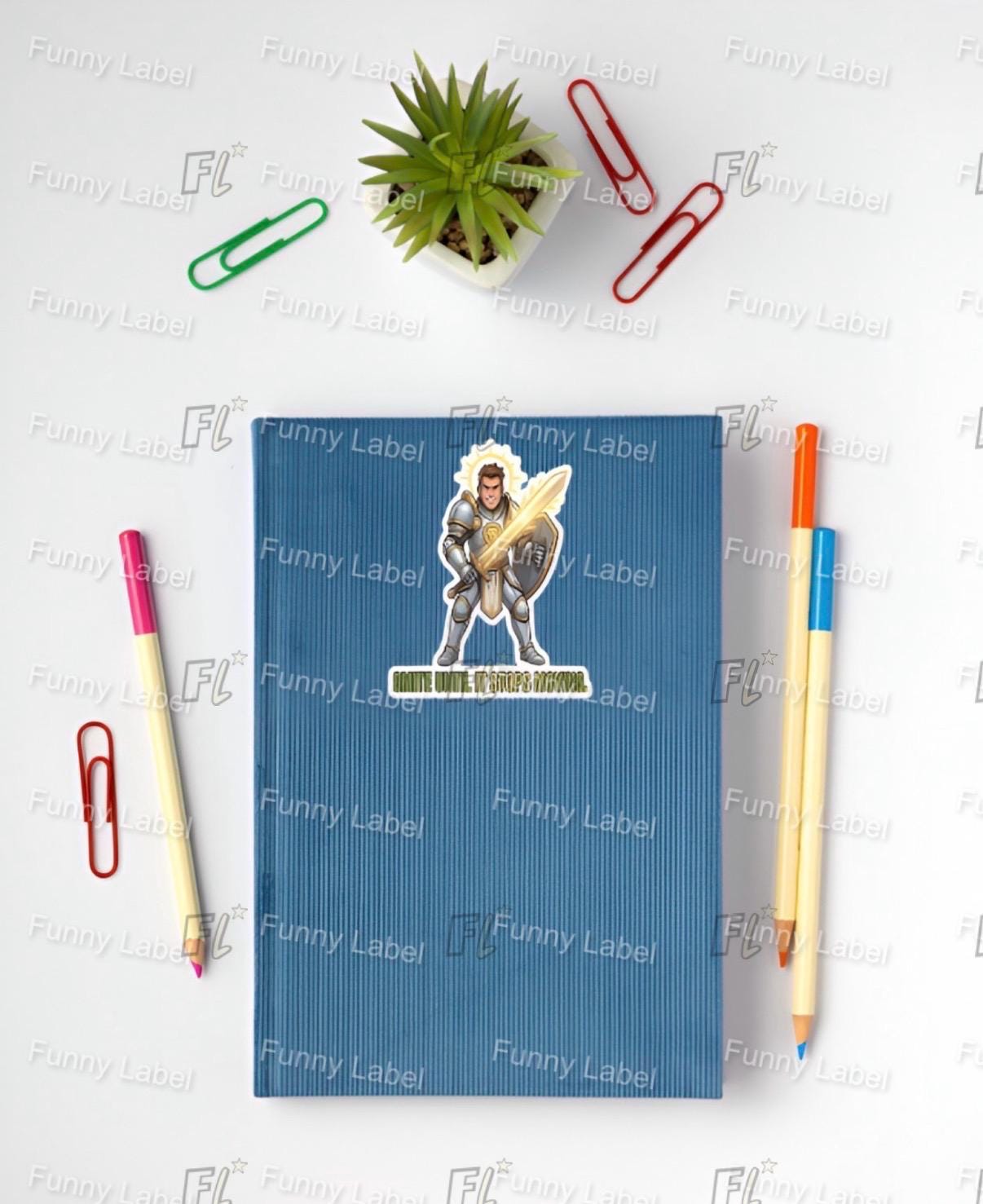 Smite Until It Stops Moving Sticker – Funny Paladin DND Decal