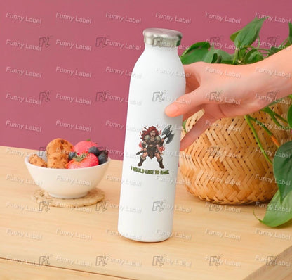 I Would Like To Rage Sticker - DND Barbarian, Funny RPG Decal