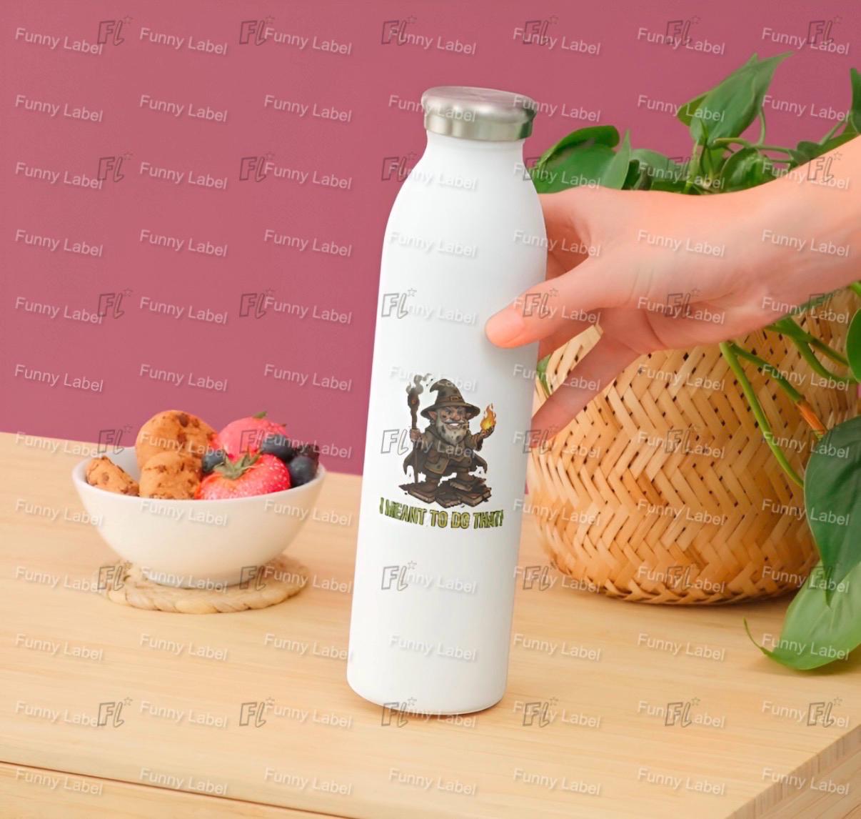 Funny D&D Wizard Vinyl Sticker – I Meant To Do That, RPG Meme