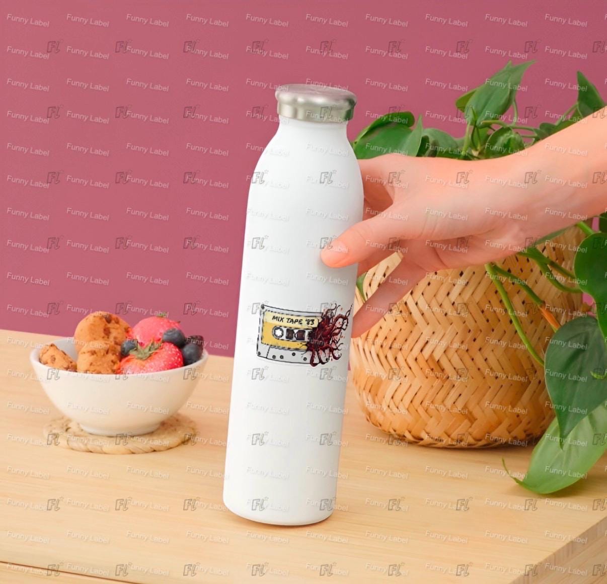 Mix Tape ST '83 Upside Down Sticker | Welcome to Hawkins Cassette Decal | 80s Sci Fi Horror | Upside Down Art | Waterproof Laptop Sticker